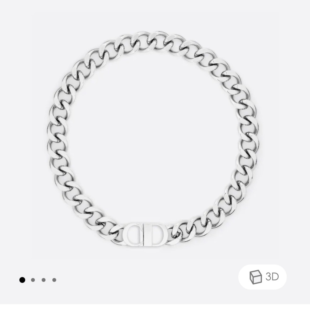 Christian Dior Chain Link Necklace